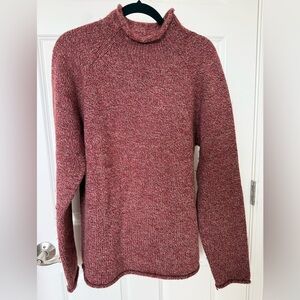 J. Crew Men’s Red 100% Wool Sweater